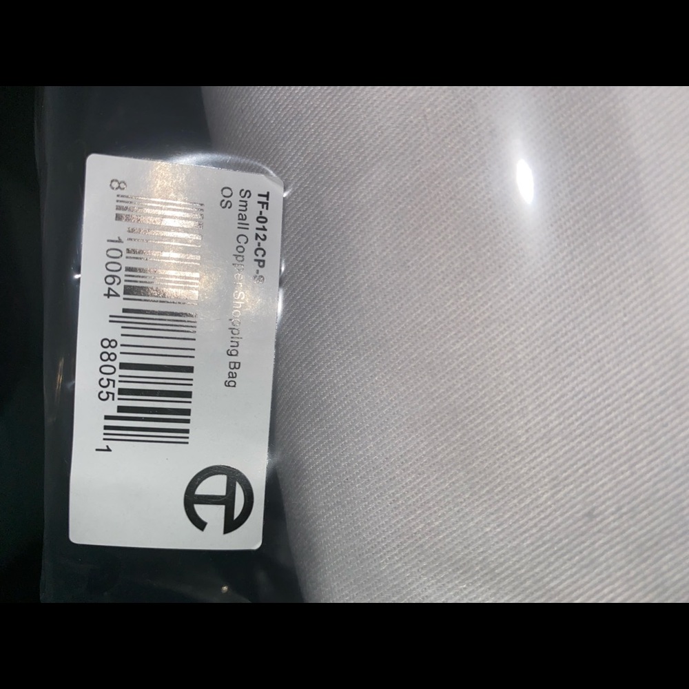 Mini copper Telfar bag with original tags an proof of purchase